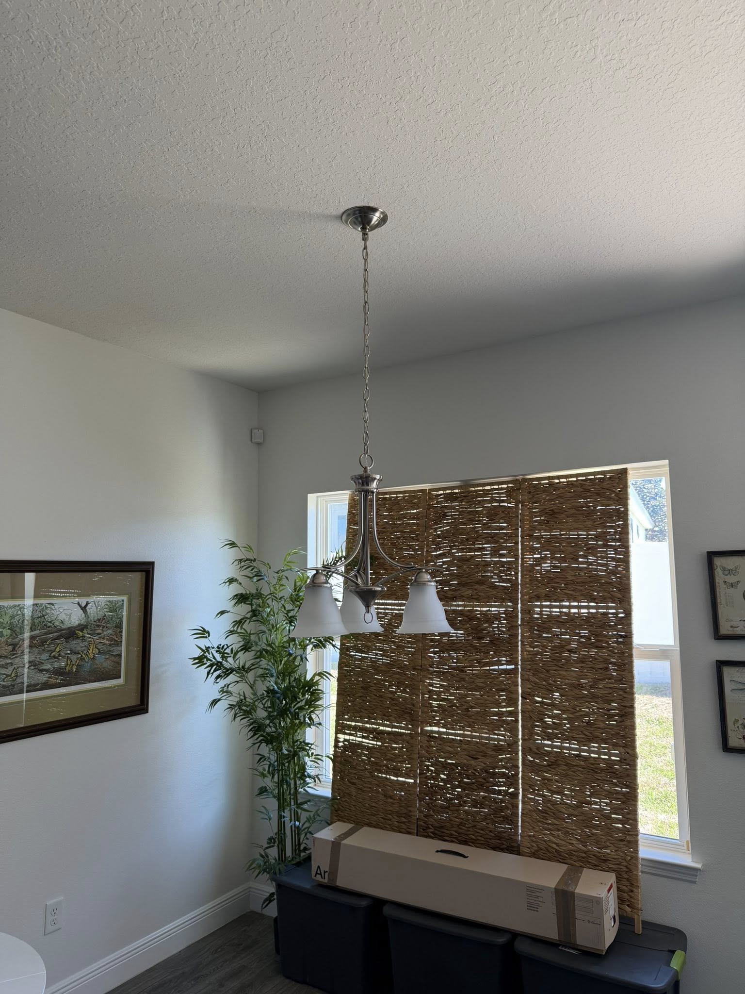 Chandelier installation