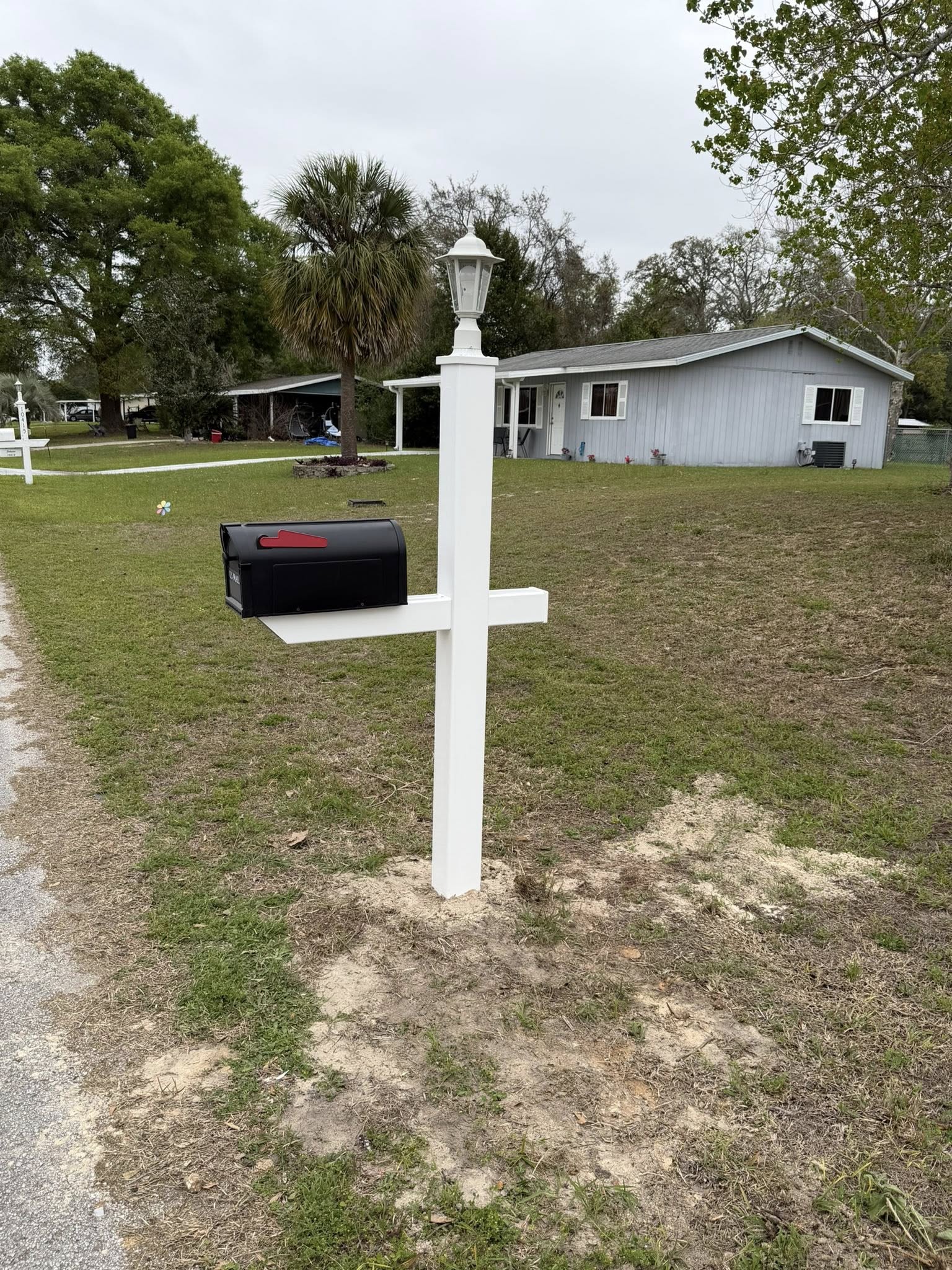 Mailbox post installation